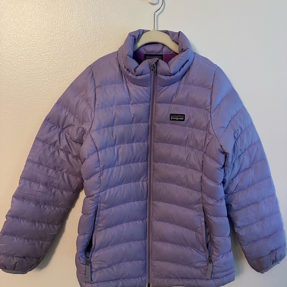 Patagonia kids Purple Puffer Jacket